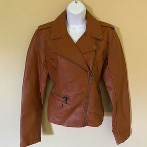 New York and Company faux leather jacket